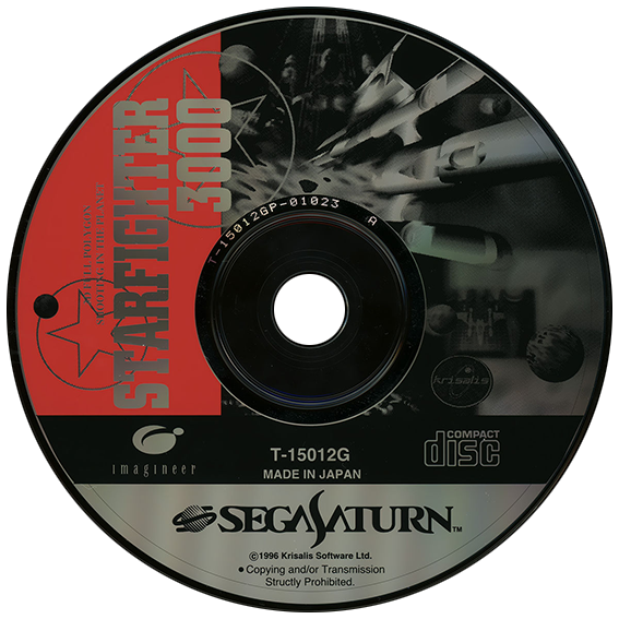 StarFighter 3000 box art for Sega Saturn
